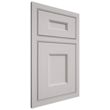 Shiloh Cabinetry Beaded Inset Aspen White Oak Quarter Sawn Cotton Door