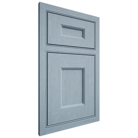 Shiloh Cabinetry Beaded Inset Aspen White Oak Quarter Sawn Sky Door