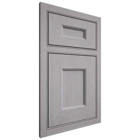 Shiloh Cabinetry Beaded Inset Aspen White Oak Quarter Sawn Stratus Door