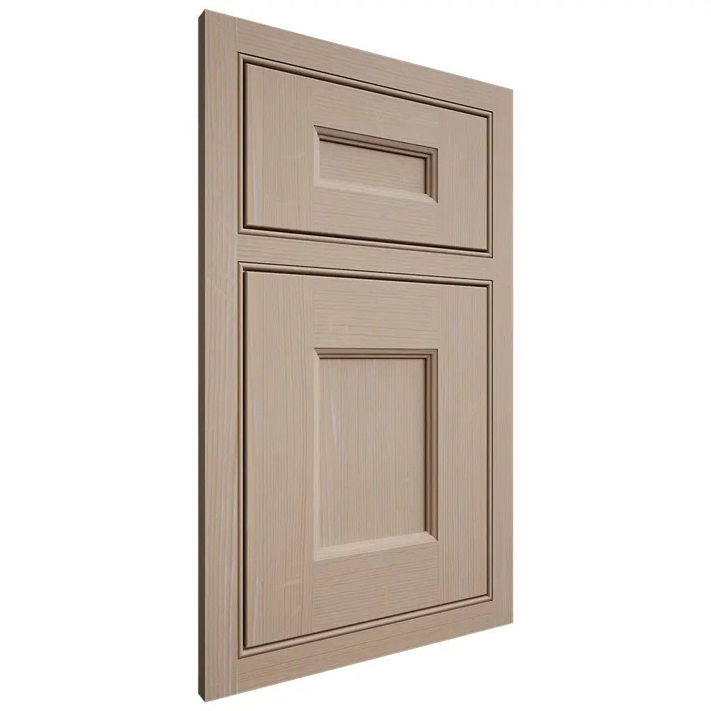 Shiloh Cabinetry Beaded Inset Aspen White Oak Quarter Sawn Straw Door