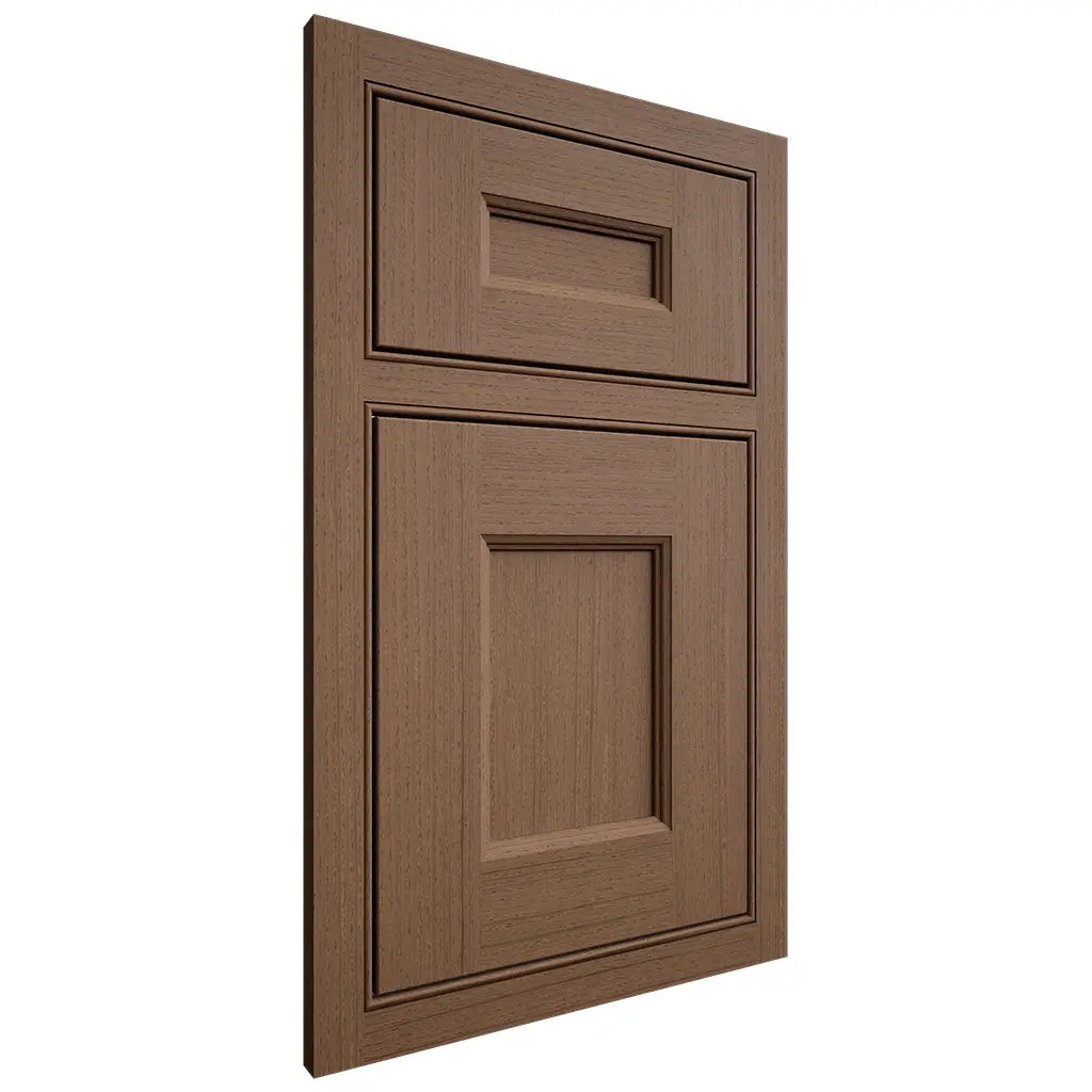 Shiloh Cabinetry Beaded Inset Aspen White Oak Rift Cut Autumn Door