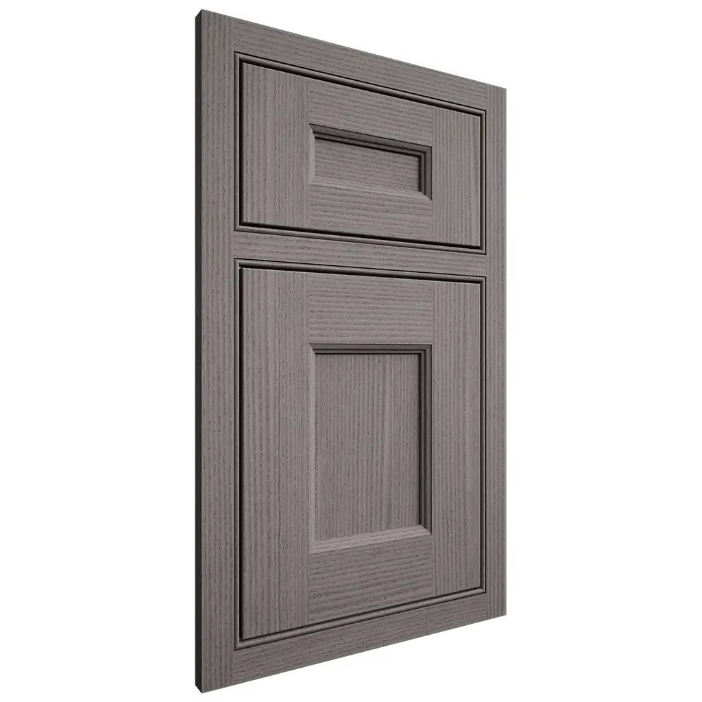 Shiloh Cabinetry Beaded Inset Aspen White Oak Rift Cut Flagstone Door