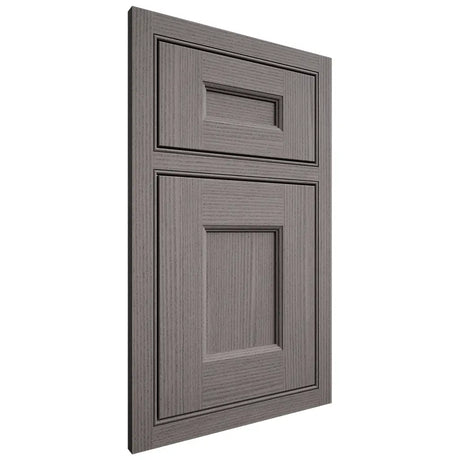 Shiloh Cabinetry Beaded Inset Aspen White Oak Rift Cut Flagstone Door