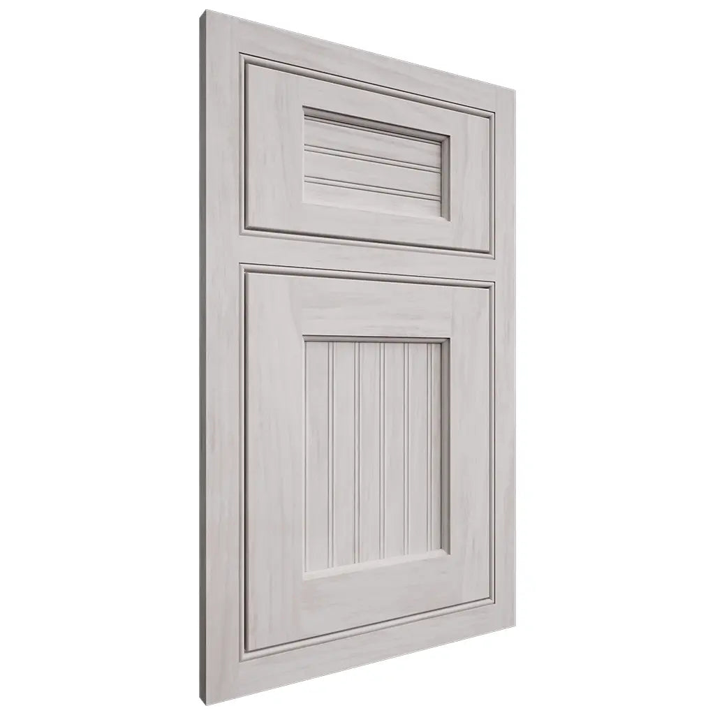 Shiloh Cabinetry Beaded Inset Beaded Century Alder Plain Cut Cotton Door
