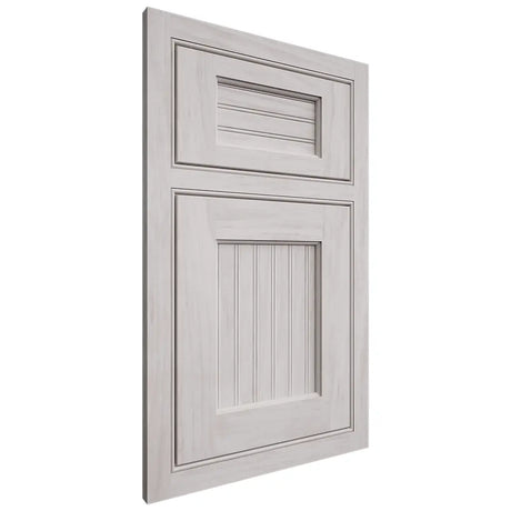 Shiloh Cabinetry Beaded Inset Beaded Century Alder Plain Cut Cotton Door