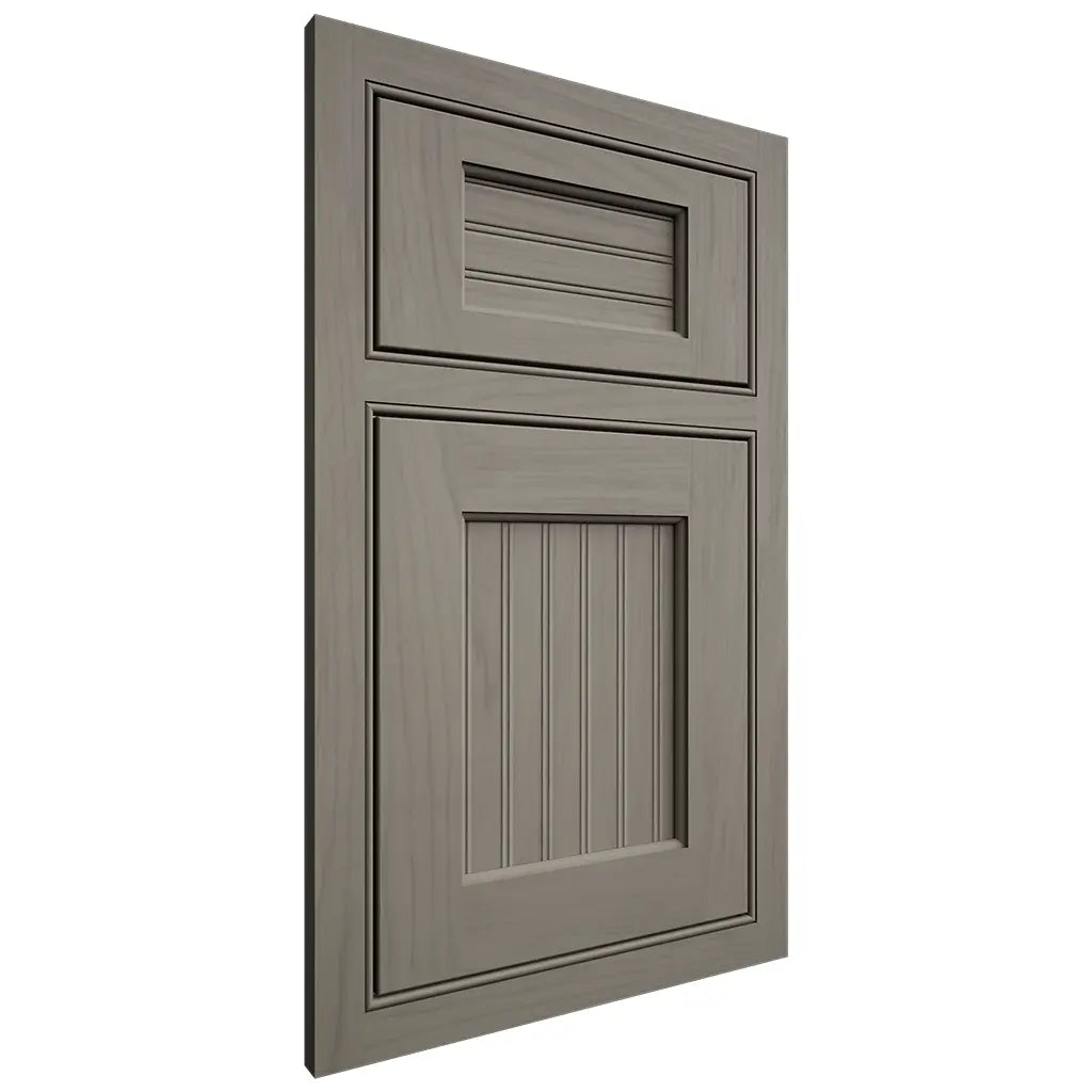 Shiloh Cabinetry Beaded Inset Beaded Century Alder Plain Cut Thyme Door