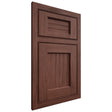 Shiloh Cabinetry Beaded Inset Beaded Century Cherry Plain Cut Bourbon Door