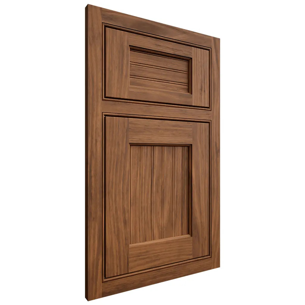 Shiloh Cabinetry Beaded Inset Beaded Century Cherry Plain Cut Carob Door