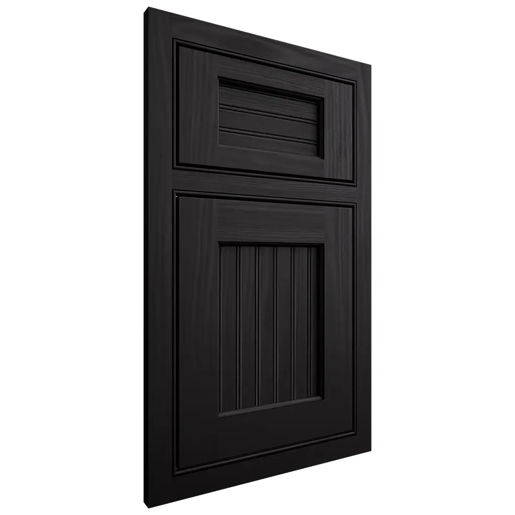 Shiloh Cabinetry Beaded Inset Beaded Century Cherry Plain Cut Espresso Door