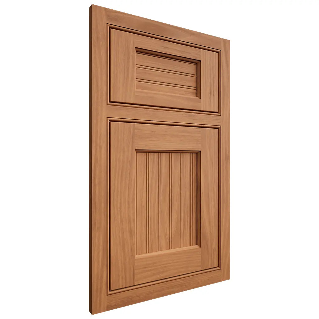 Shiloh Cabinetry Beaded Inset Beaded Century Cherry Plain Cut Medium Door