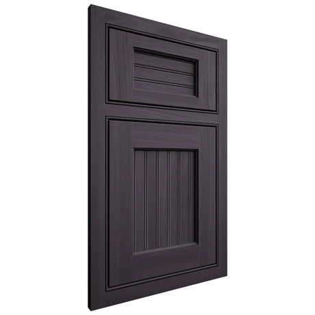 Shiloh Cabinetry Beaded Inset Beaded Century Hickory Plain Cut Harbor Door