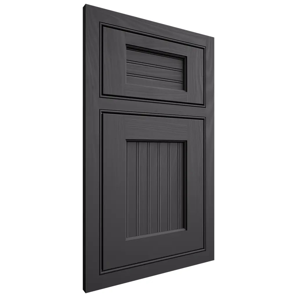 Shiloh Cabinetry Beaded Inset Beaded Century Poplar Plain Cut Cadet Door