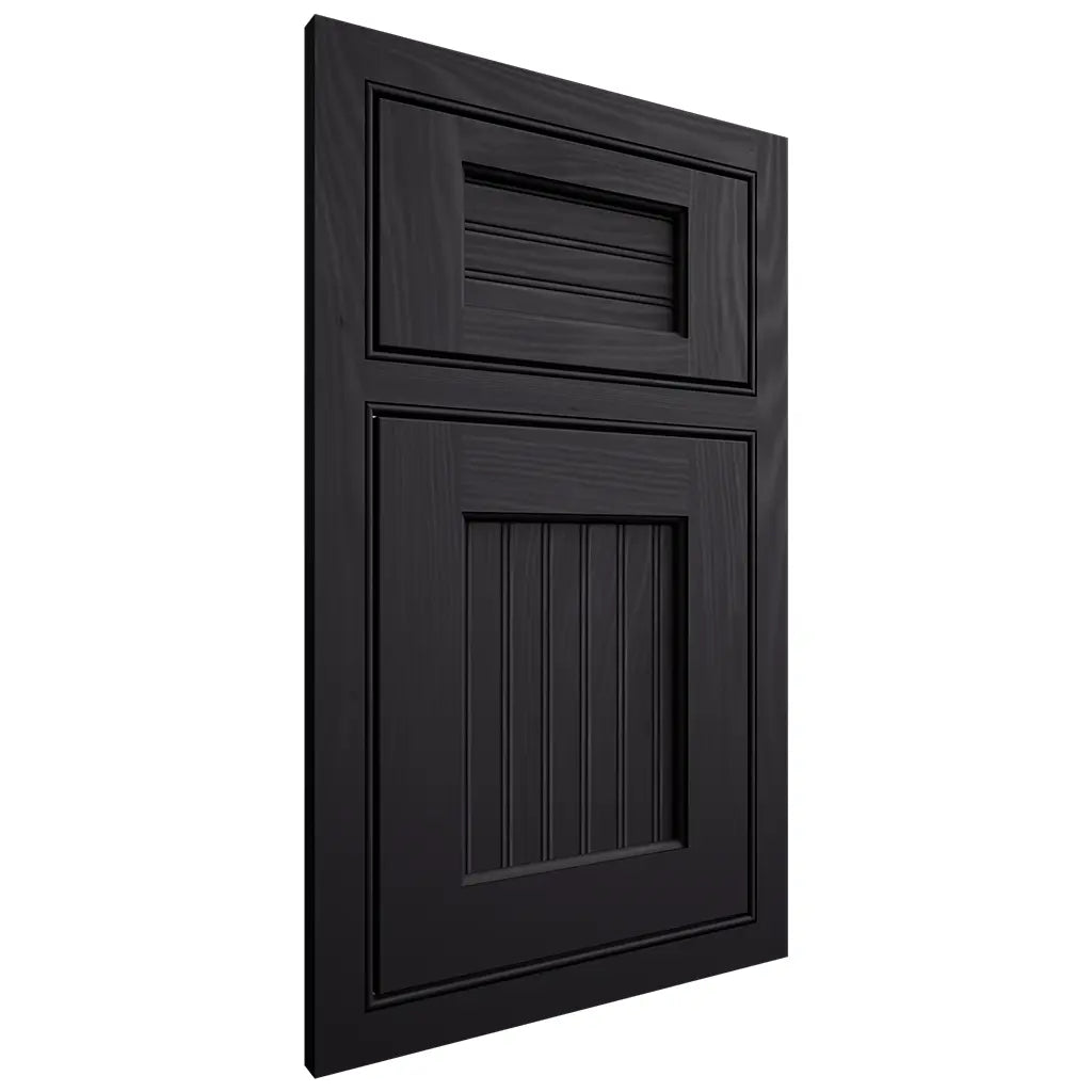 Shiloh Cabinetry Beaded Inset Beaded Century Poplar Plain Cut Harbor Door