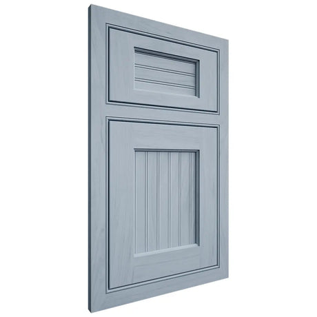 Shiloh Cabinetry Beaded Inset Beaded Century Poplar Plain Cut Sky Door