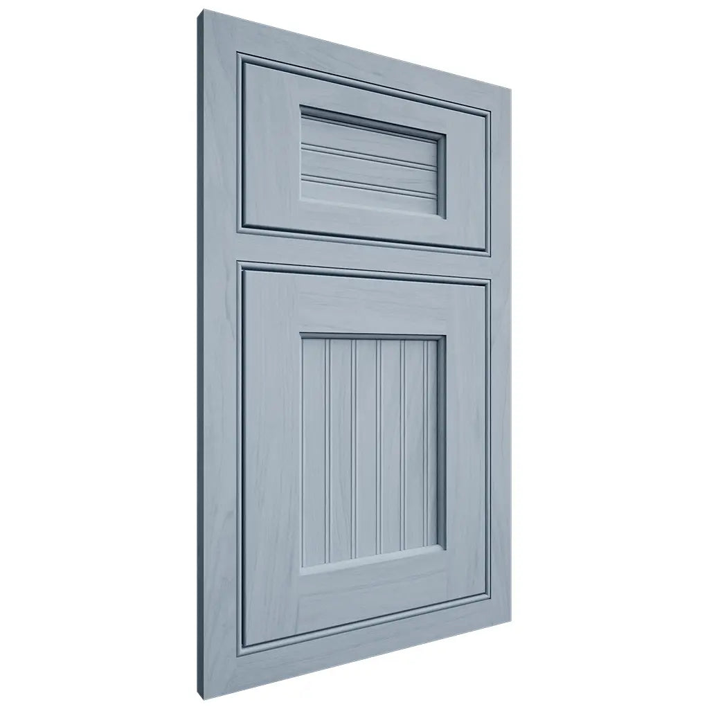 Shiloh Cabinetry Beaded Inset Beaded Century Poplar Plain Cut Sky Door