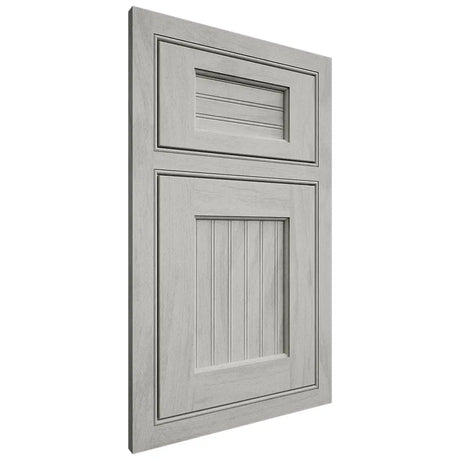 Shiloh Cabinetry Beaded Inset Beaded Century Poplar Plain Cut Stratus Door