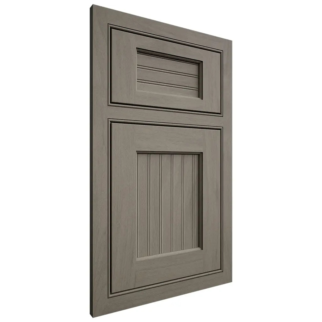 Shiloh Cabinetry Beaded Inset Beaded Century Poplar Plain Cut Thyme Door