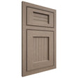 Shiloh Cabinetry Beaded Inset Beaded Century White Oak Quarter Sawn Almond Door