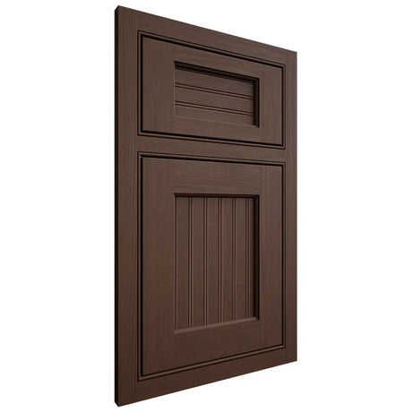 Shiloh Cabinetry Beaded Inset Beaded Century White Oak Quarter Sawn Braun Door