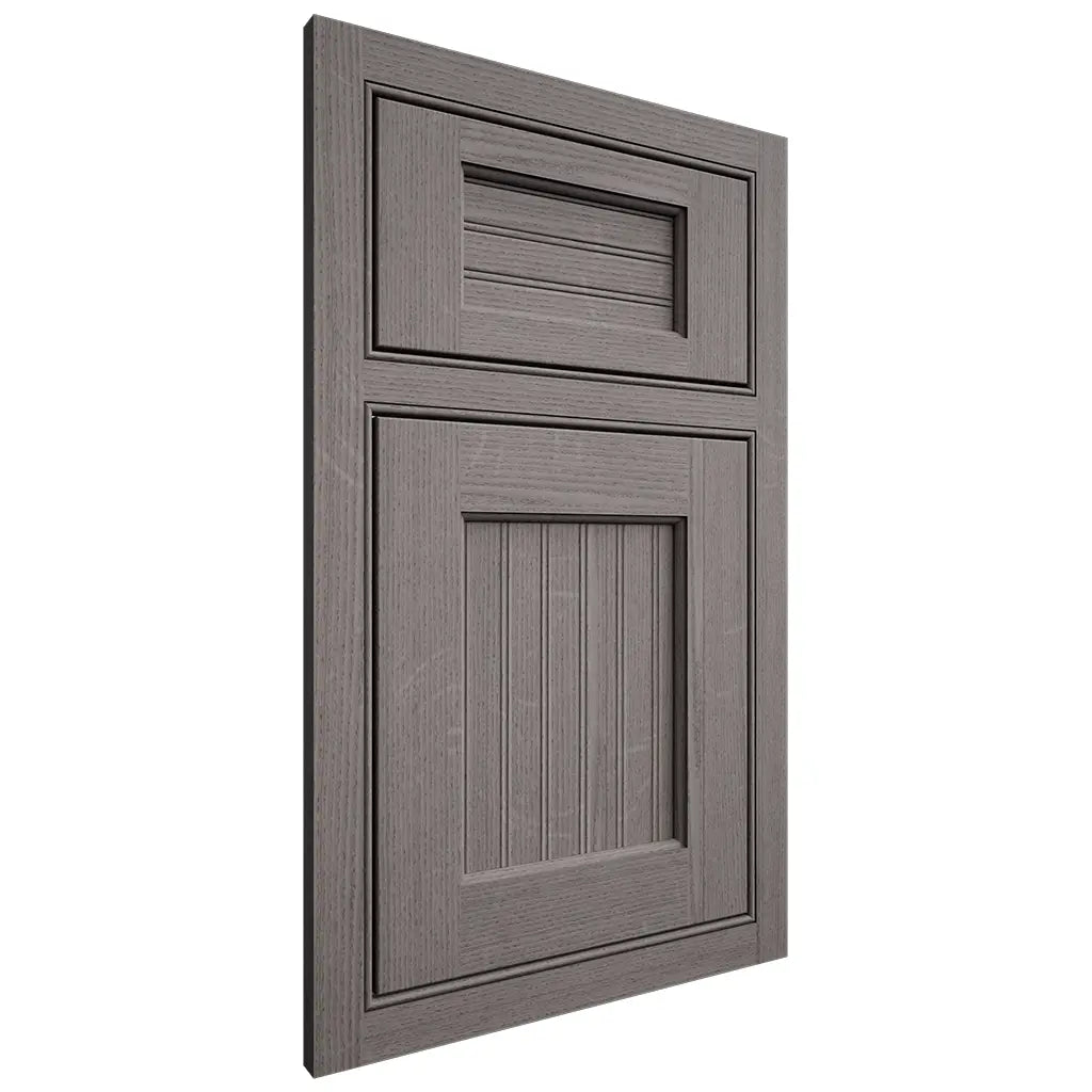 Shiloh Cabinetry Beaded Inset Beaded Century White Oak Quarter Sawn Flagstone Door