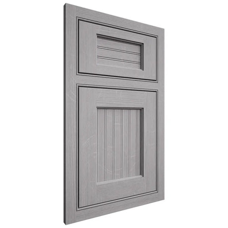 Shiloh Cabinetry Beaded Inset Beaded Century White Oak Quarter Sawn Stratus Door