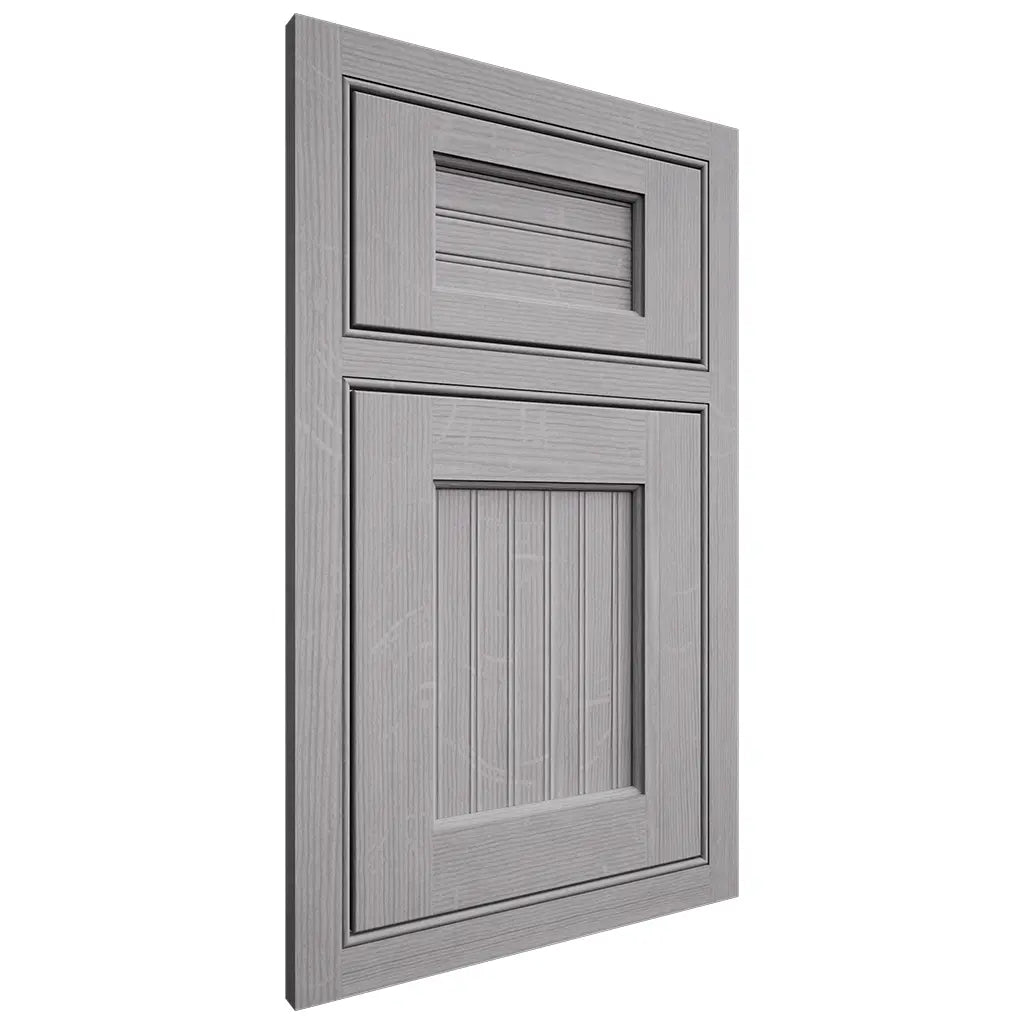 Shiloh Cabinetry Beaded Inset Beaded Century White Oak Quarter Sawn Stratus Door