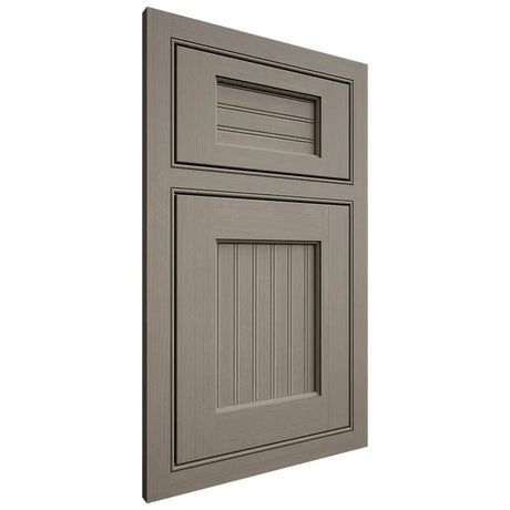 Shiloh Cabinetry Beaded Inset Beaded Century White Oak Quarter Sawn Thyme Door