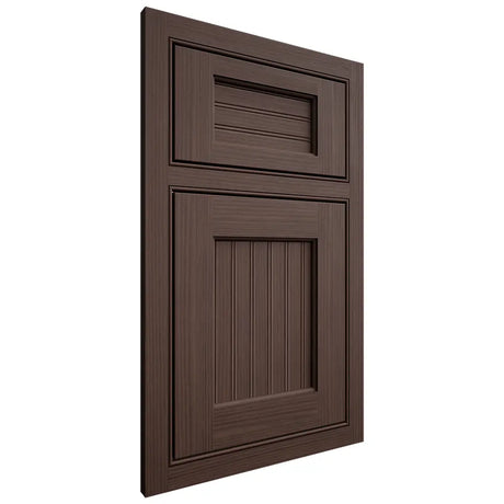 Shiloh Cabinetry Beaded Inset Beaded Century White Oak Rift Cut Dusk Door