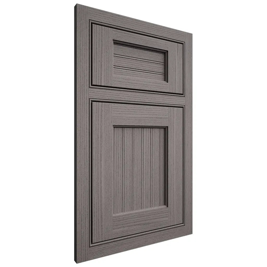 Shiloh Cabinetry Beaded Inset Beaded Century White Oak Rift Cut Flagstone Door