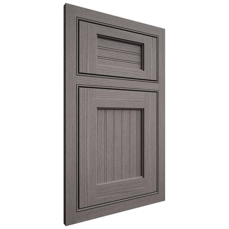 Shiloh Cabinetry Beaded Inset Beaded Century White Oak Rift Cut Flagstone Door