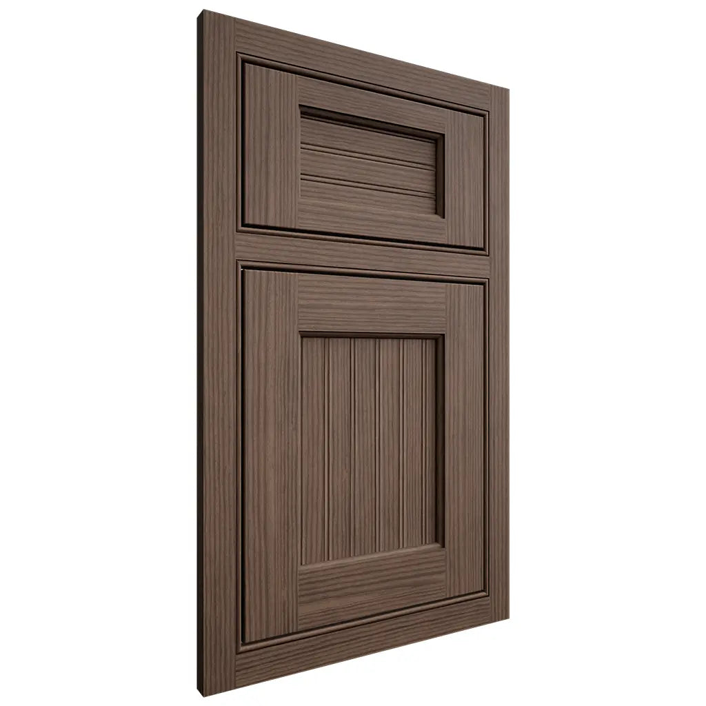 Shiloh Cabinetry Beaded Inset Beaded Century White Oak Rift Cut Mineral Door