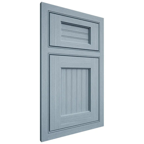 Shiloh Cabinetry Beaded Inset Beaded Century White Oak Rift Cut Sky Door