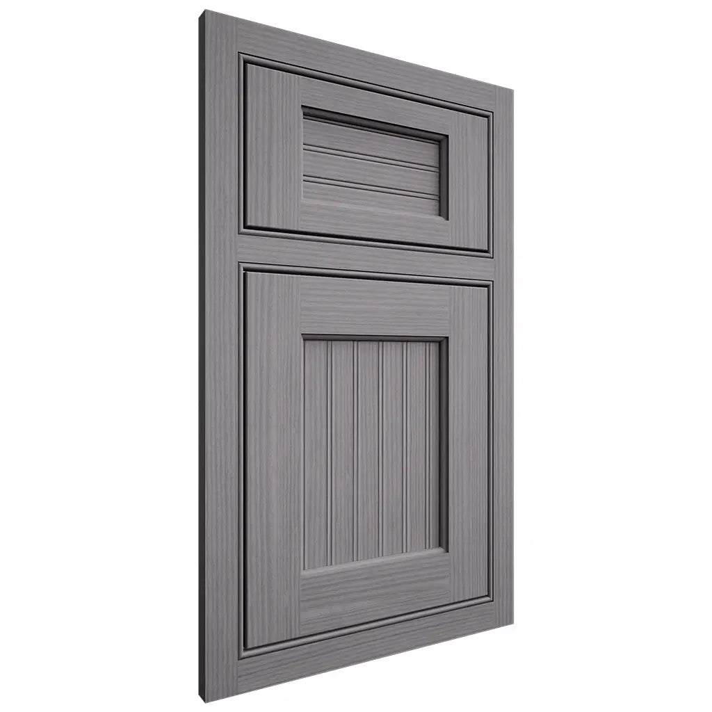 Shiloh Cabinetry Beaded Inset Beaded Century White Oak Rift Cut Sterling Door