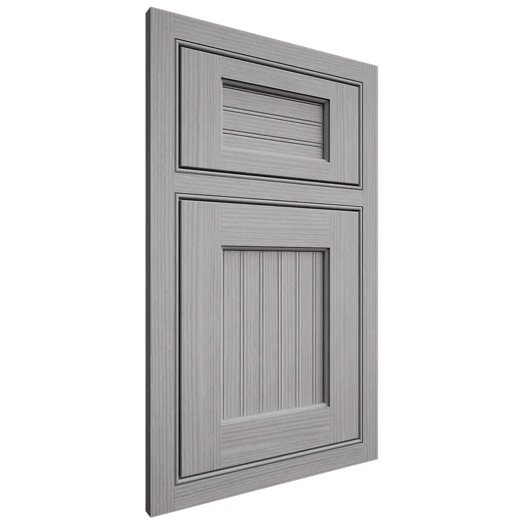 Shiloh Cabinetry Beaded Inset Beaded Century White Oak Rift Cut Stratus Door