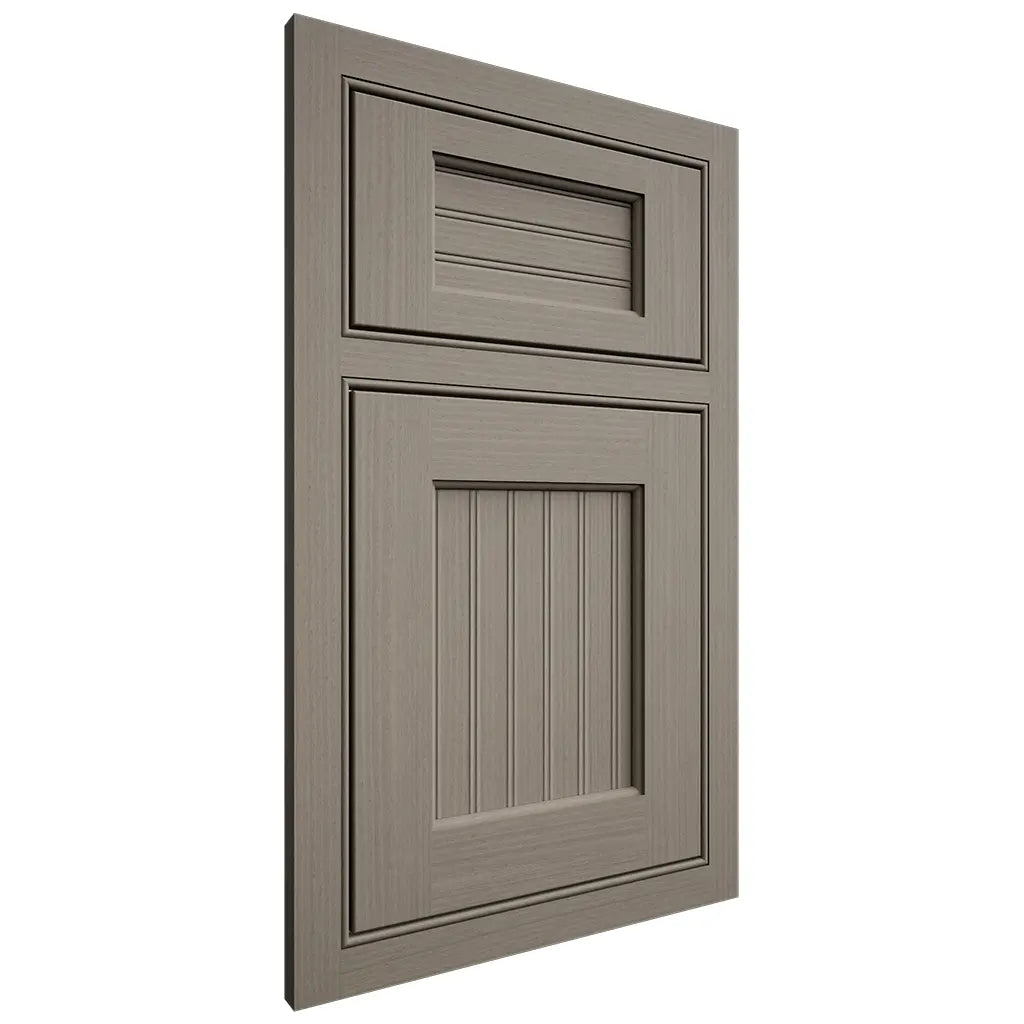 Shiloh Cabinetry Beaded Inset Beaded Century White Oak Rift Cut Thyme Door