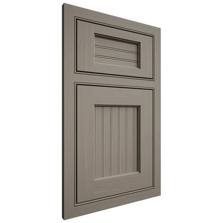Shiloh Cabinetry Beaded Inset Beaded Century White Oak Rift Cut Thyme Door