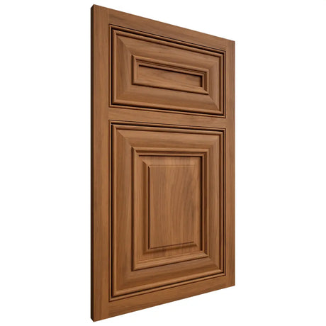 Shiloh Cabinetry Beaded Inset Bradford Hickory Plain Cut Chestnut Door