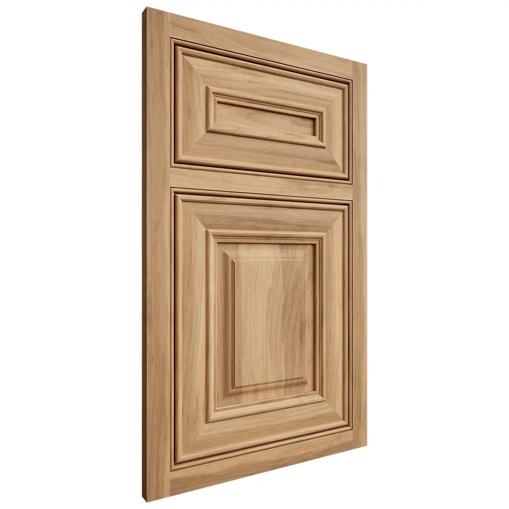 Shiloh Cabinetry Beaded Inset Bradford Hickory Plain Cut Natural Door