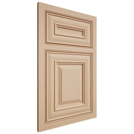 Shiloh Cabinetry Beaded Inset Bradford Maple Plain Cut Natural Door