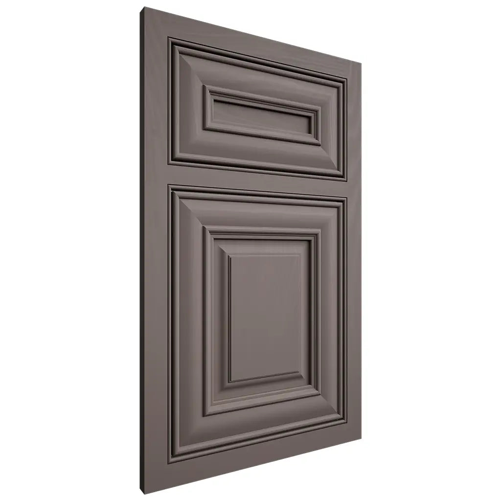 Shiloh Cabinetry Beaded Inset Bradford Poplar Plain Cut Heatherstone Door