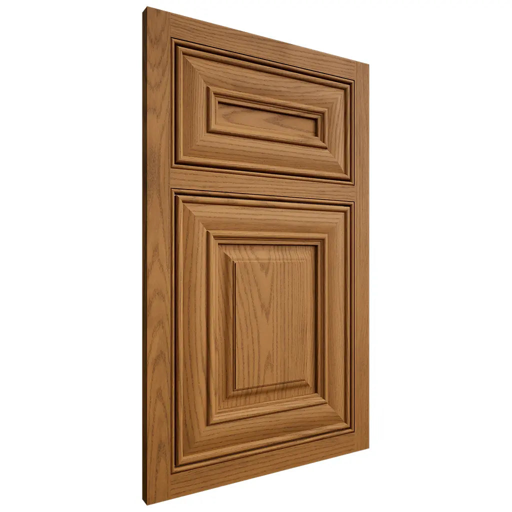 Shiloh Cabinetry Beaded Inset Bradford Red Oak Plain Cut Autumn Door