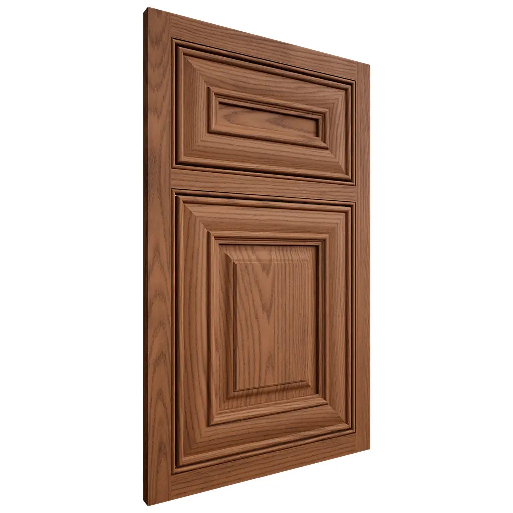 Shiloh Cabinetry Beaded Inset Bradford Red Oak Plain Cut Braun Door