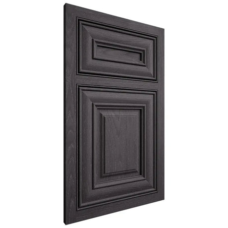 Shiloh Cabinetry Beaded Inset Bradford Red Oak Plain Cut Harbor Door