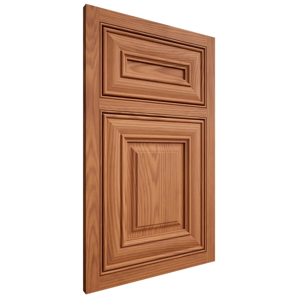 Shiloh Cabinetry Beaded Inset Bradford Red Oak Plain Cut Harvest Door