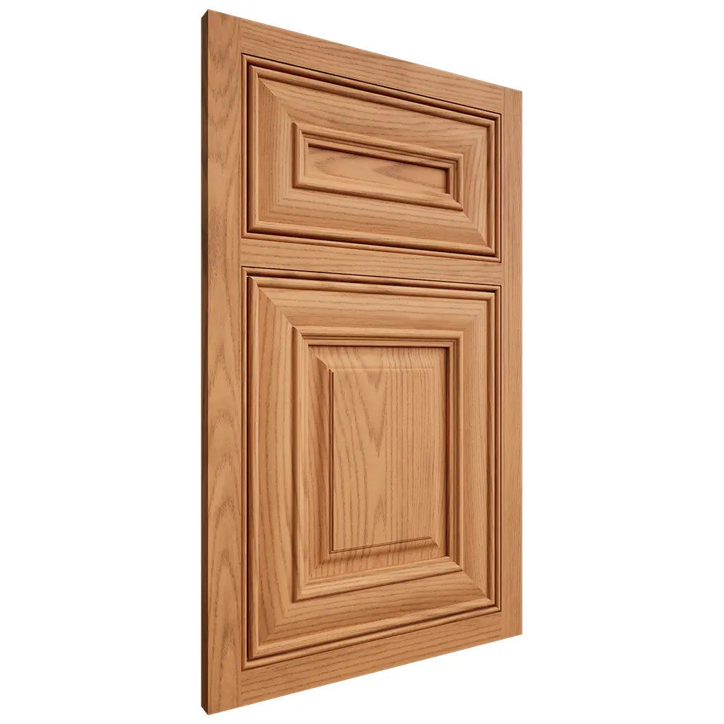 Shiloh Cabinetry Beaded Inset Bradford Red Oak Plain Cut Medium Door