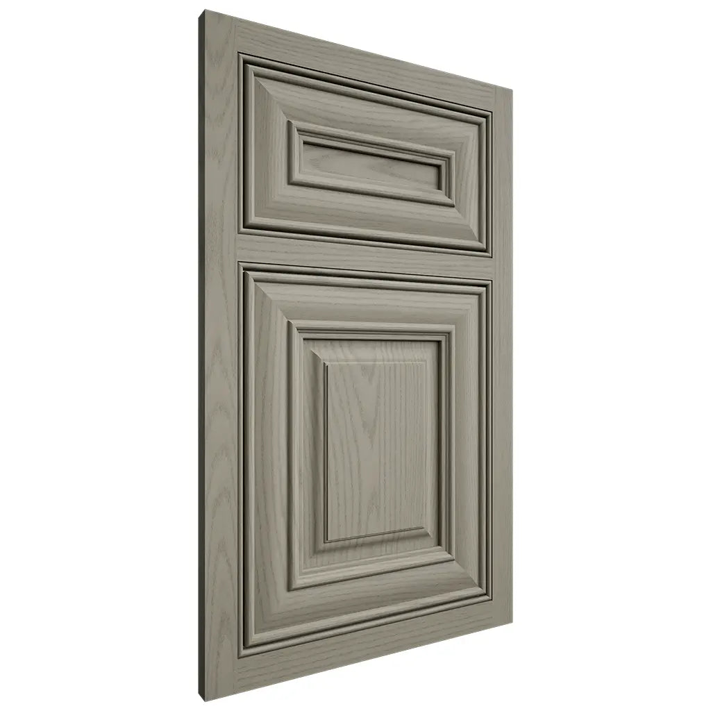 Shiloh Cabinetry Beaded Inset Bradford Red Oak Plain Cut Thyme Door