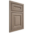 Shiloh Cabinetry Beaded Inset Bradford White Oak Plain Cut Almond Door