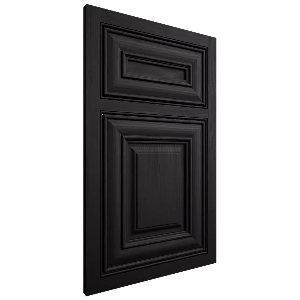 Shiloh Cabinetry Beaded Inset Bradford White Oak Plain Cut Espresso Door