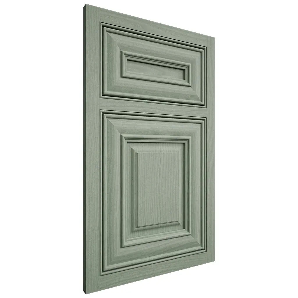 Shiloh Cabinetry Beaded Inset Bradford White Oak Plain Cut Moss Door