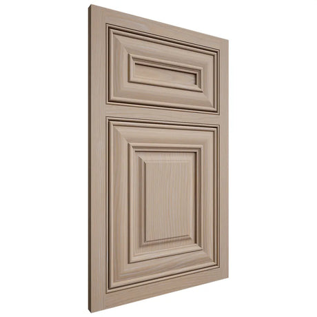 Shiloh Cabinetry Beaded Inset Bradford White Oak Plain Cut Straw Door